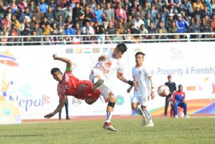 नेपालविरुद्ध भुटानले फर्कायो बराबरी गोल