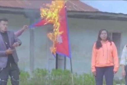 राष्ट्रिय झण्डा जलाएको भिडियो बनाउने ४ जना पक्राउ