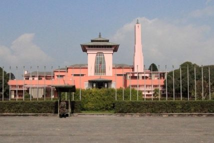 नारायणहिटी सडकमा माघ २३ गते नेकपा जनसभा तयारी