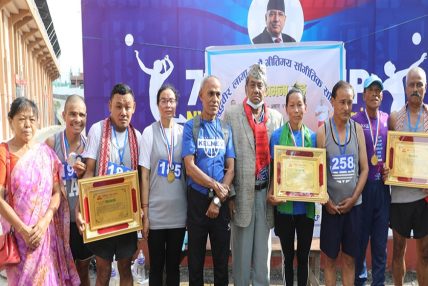 दौड प्रतियोगितामा धर्म र कल्पना पहिलो दौड प्रतियोगितामा धर्म र कल्पना पहिलो