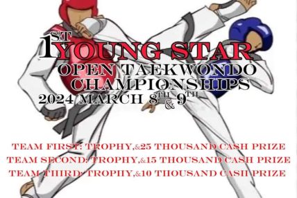1st Young Star Open Taekwondo Championship काठमाडौमा हुँदै