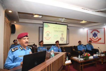 Strategic Command and Management (SCM)” (DIGP/SSP) तालिम चौथो समूहको समापन कार्यक्रम सम्पन्न