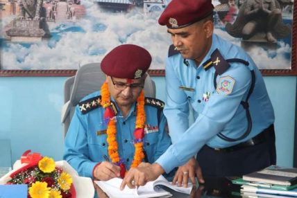 एसएसपी बसन्त रजौरेले सम्हाले काठमाडौं प्रहरी प्रमुखको कमाण्ड