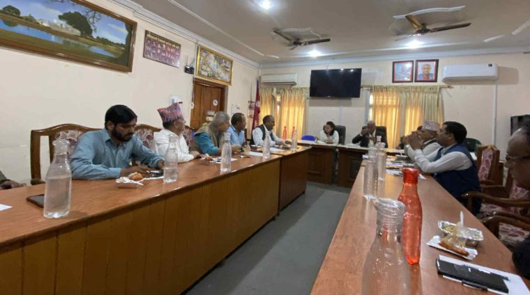 सिद्धार्थनगर नगरपालिकाद्वारा मल वितरक सहकारीहरूसँग अन्तरक्रिया कार्यक्रम सम्पन्न