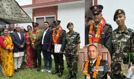 नेपाली सेनामा नयाँ अध्याय : बिष्ट बुबा छोरीको एकसाथ प्रगति नेपाली सेनामा नयाँ अध्याय : बिष्ट बुबा छोरीको एकसाथ प्रगति
