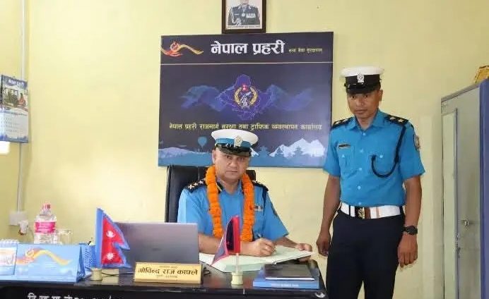 एसपी गोबिन्द राज काफ्लेले सम्हाले गण्डकी प्रदेश ट्राफिक प्रहरी प्रमुखको जिम्मेवारी