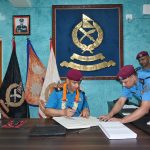 डीआईजी ओम प्रसाद अधिकारीद्वारा पदभार ग्रहण