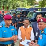 मधेश प्रदेश सरकारद्वारा नेपाल प्रहरीलाई १२ वटा गाडी प्रदान