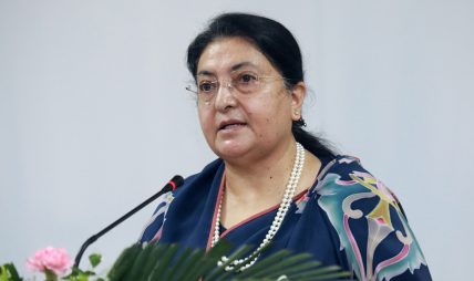 पूर्वराष्ट्रपति भण्डारीको आह्वान : सामाजिक सद्भाव जोगाउँदै राष्ट्रिय एकता बलियो बनाऔँ