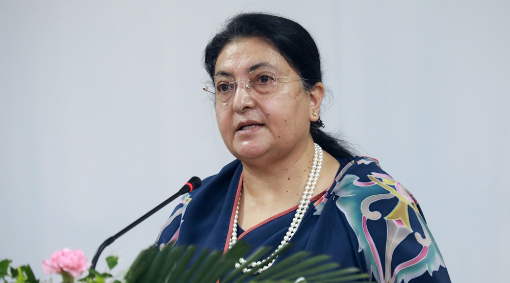 पूर्वराष्ट्रपति भण्डारीको आह्वान : सामाजिक सद्भाव जोगाउँदै राष्ट्रिय एकता बलियो बनाऔँ
