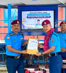स्याङ्जाका असई विजय कुमार श्रीस भदौ महिनाको उत्कृष्ट प्रहरी घोषित