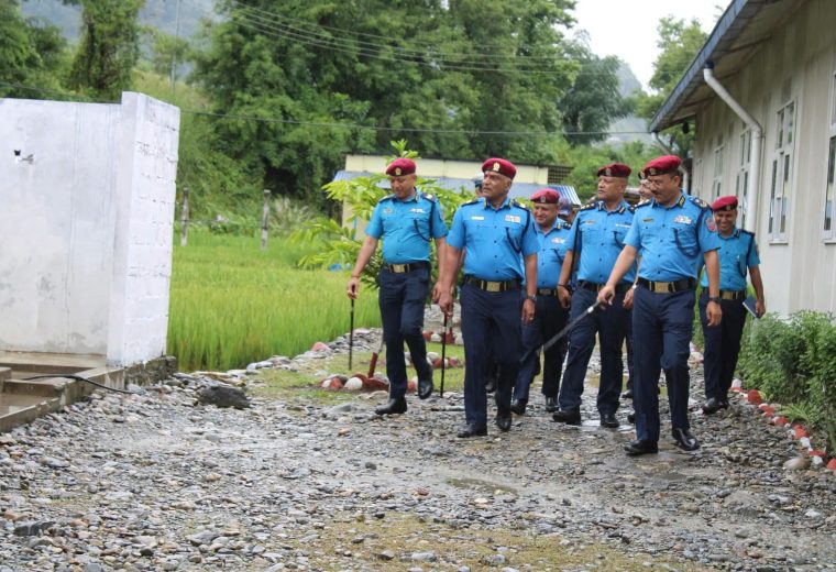 नेपाल प्रहरी विशेष सुरक्षा गण बेलचौताराको कार्यदक्षता मूल्याङ्कन तथा निरीक्षण सम्पन्न