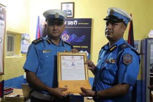 इन्स्पेक्टर प्रदीप थापा भदौ महिनाको ‘बेस्ट पुलिस अफ द मन्थ’ घोषित