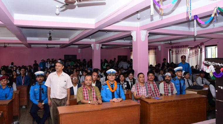 सडक सुरक्षा तथा ट्राफिक नियमसम्बन्धी सचेतनामूलक प्रशिक्षण कार्यक्रम सम्पन्न