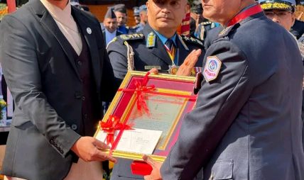 बाँकेका प्रहरी प्रमुख एसपी अङ्गुर जिसीलाई ‘पूर्ण शान्ति पुरस्कार’ प्रदान बाँकेका प्रहरी प्रमुख एसपी अङ्गुर जिसीलाई ‘पूर्ण शान्ति पुरस्कार’ प्रदान